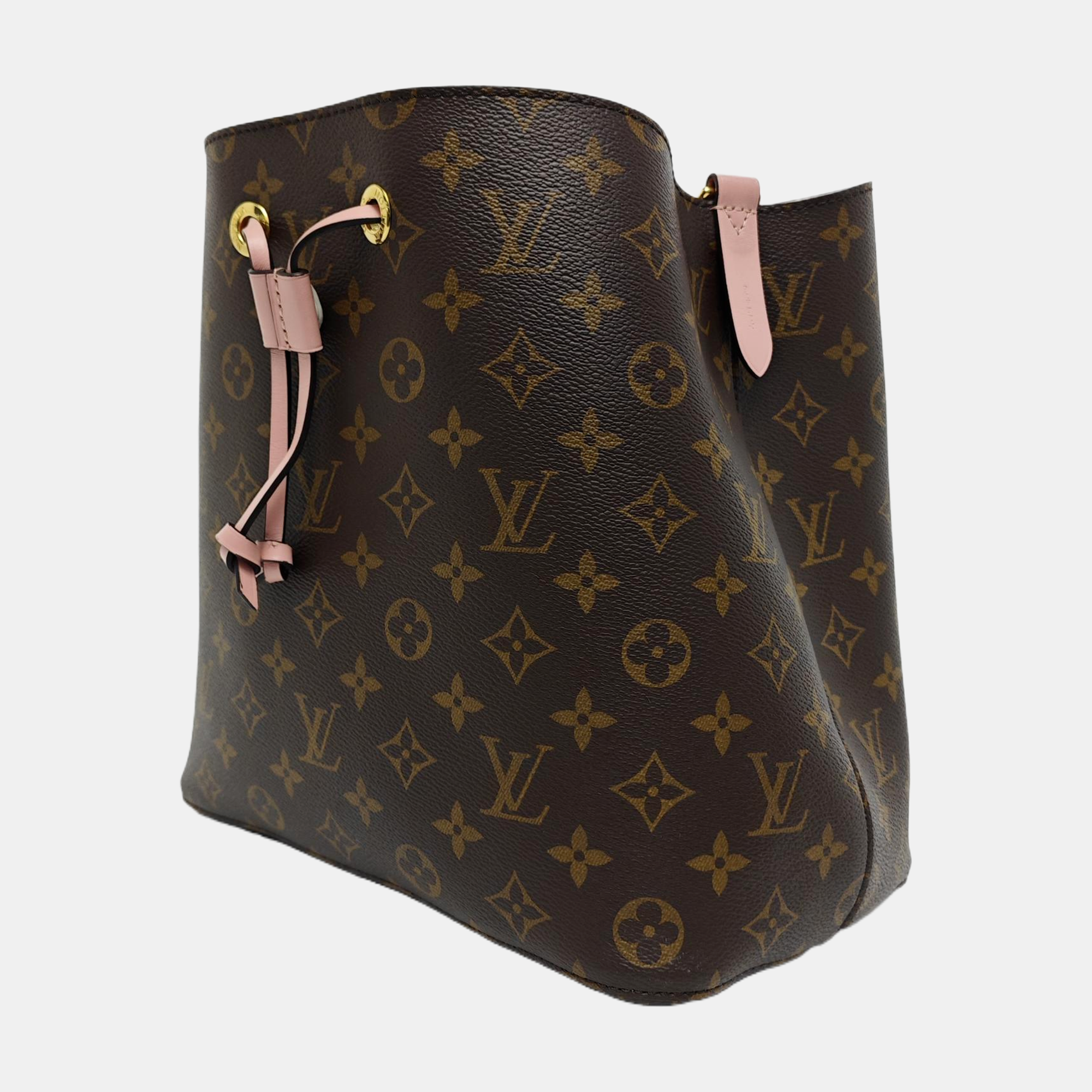 NÉONOÉ MM Monogram Coated Canvas Brown