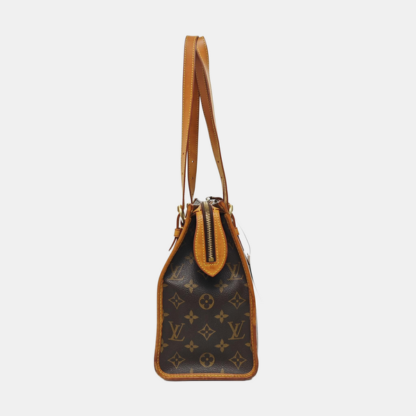POPINCOURT Monogram Coated Canvas Brown