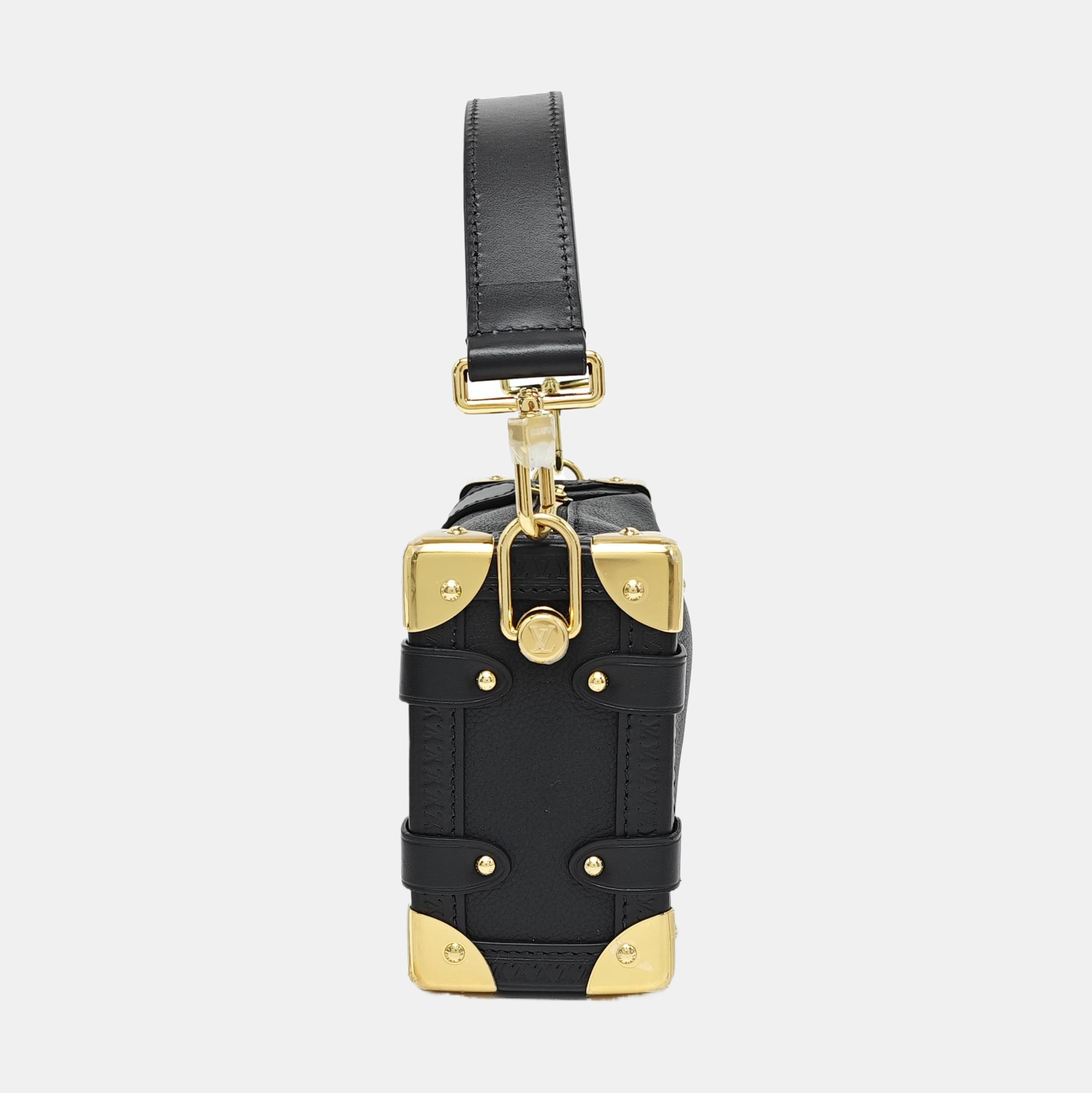 SIDE TRUNK PM Calfskin Black