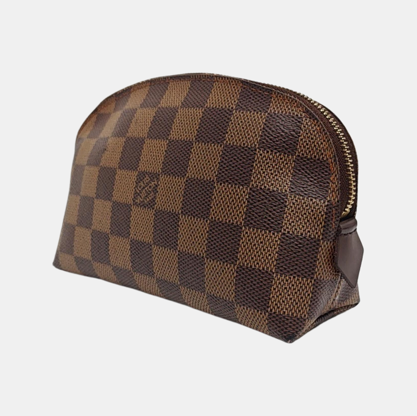 COSMETIC PM Damier Ebene Coated Canvas Brown