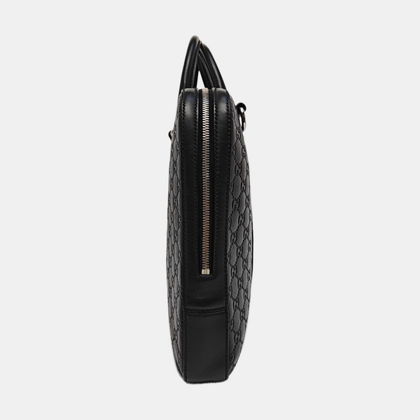 Signature Monogram Calfskin Black