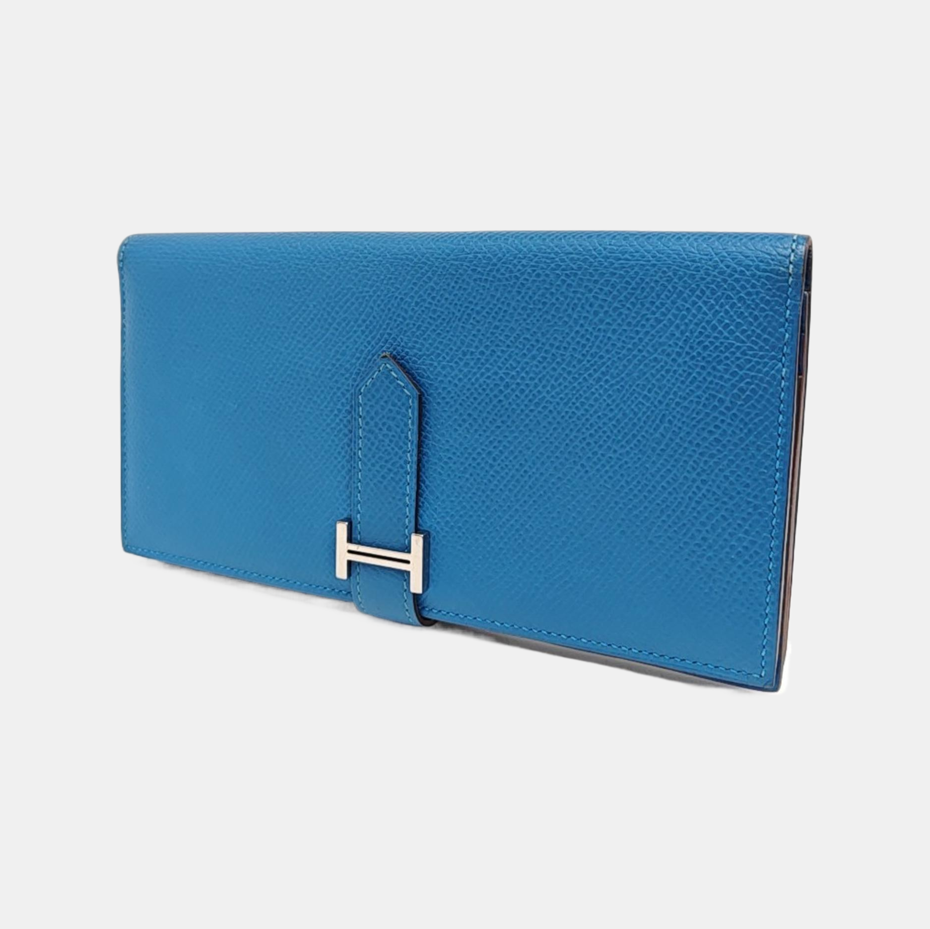 Bearn Medium Epsom Blue Wallet