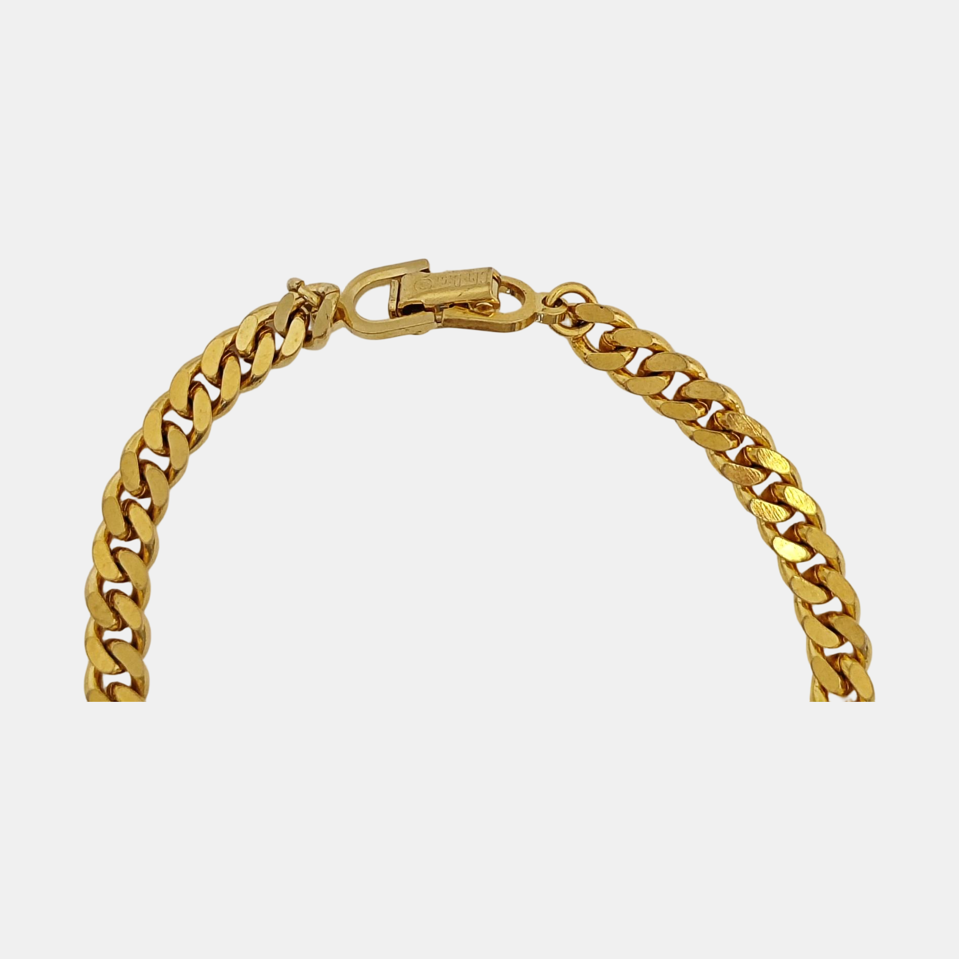 CD Navy Metal Gold Bracelet