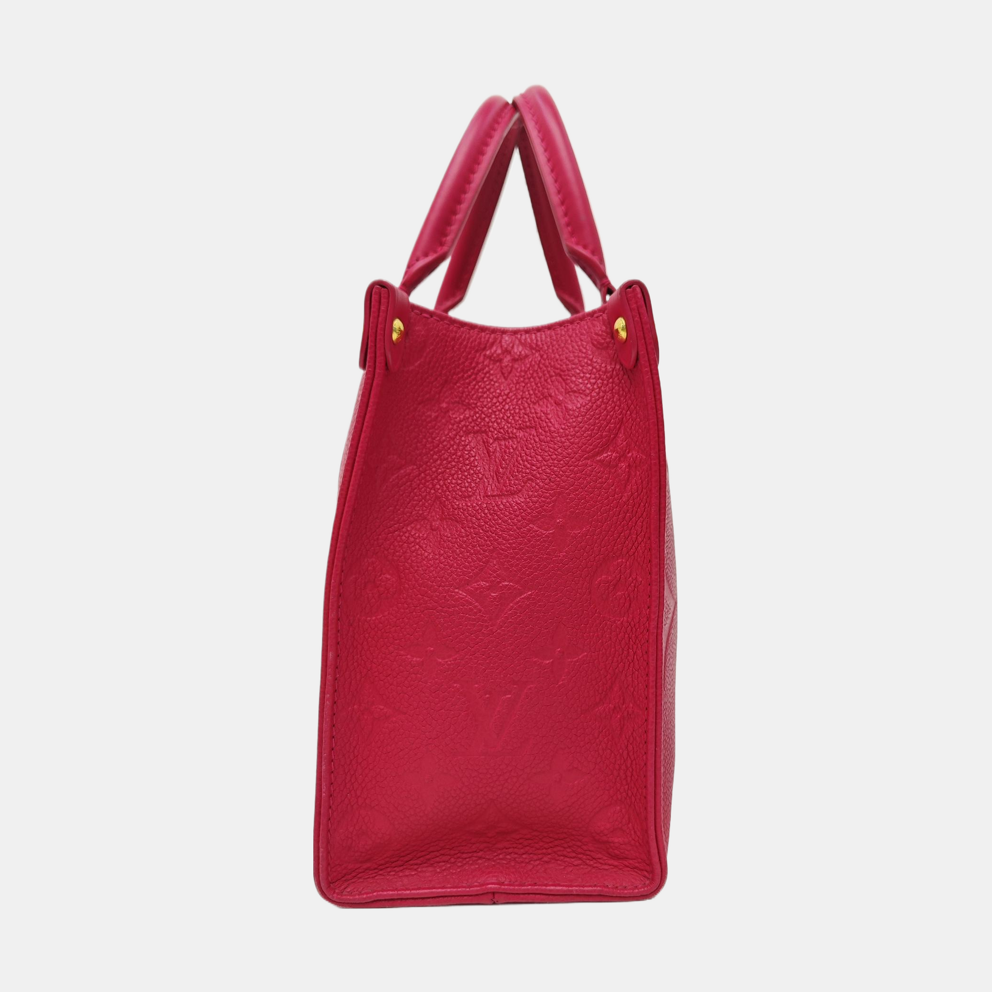 ONTHEGO PM Monogram Calfskin Red