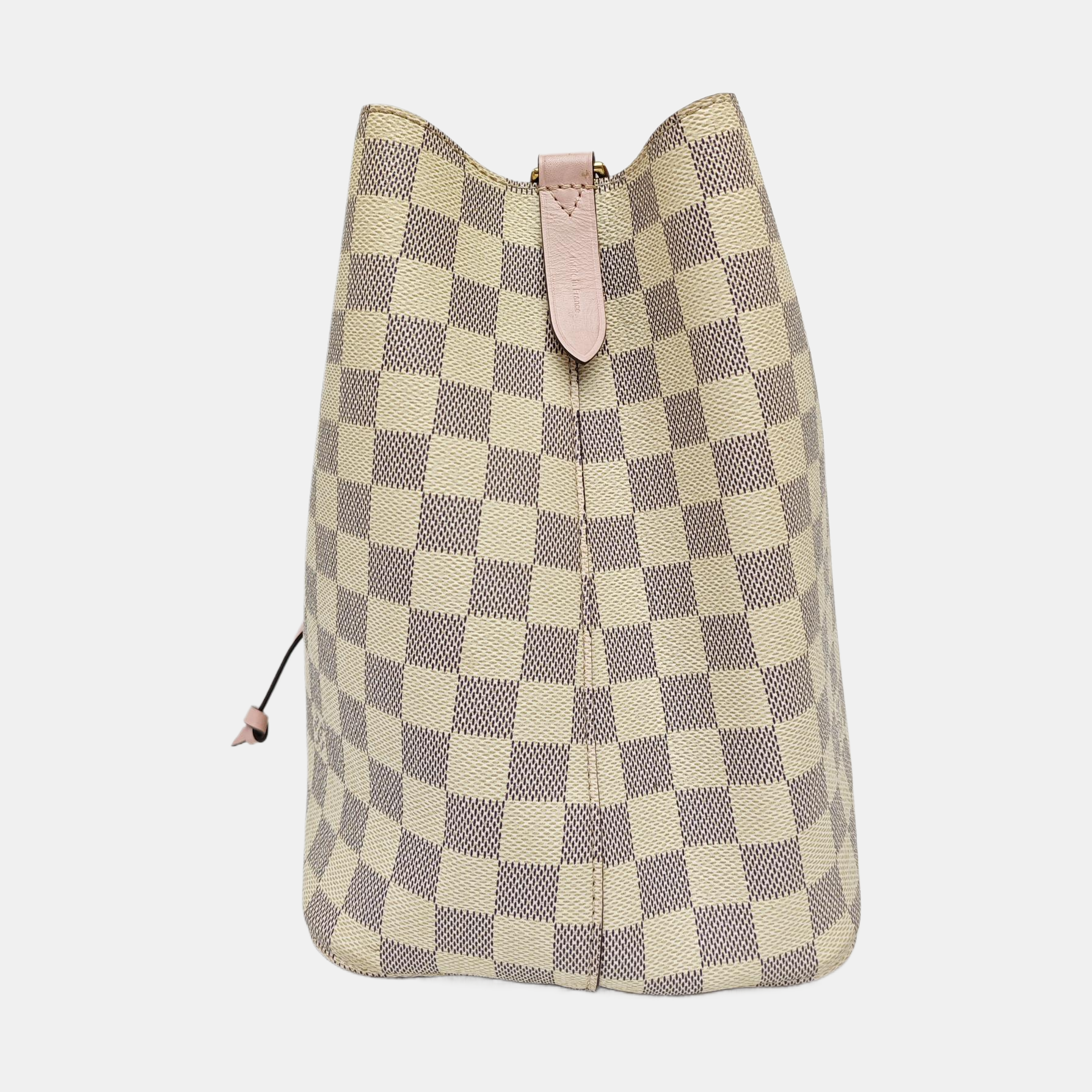 NÉONOÉ MM Damier Azur Coated Canvas White