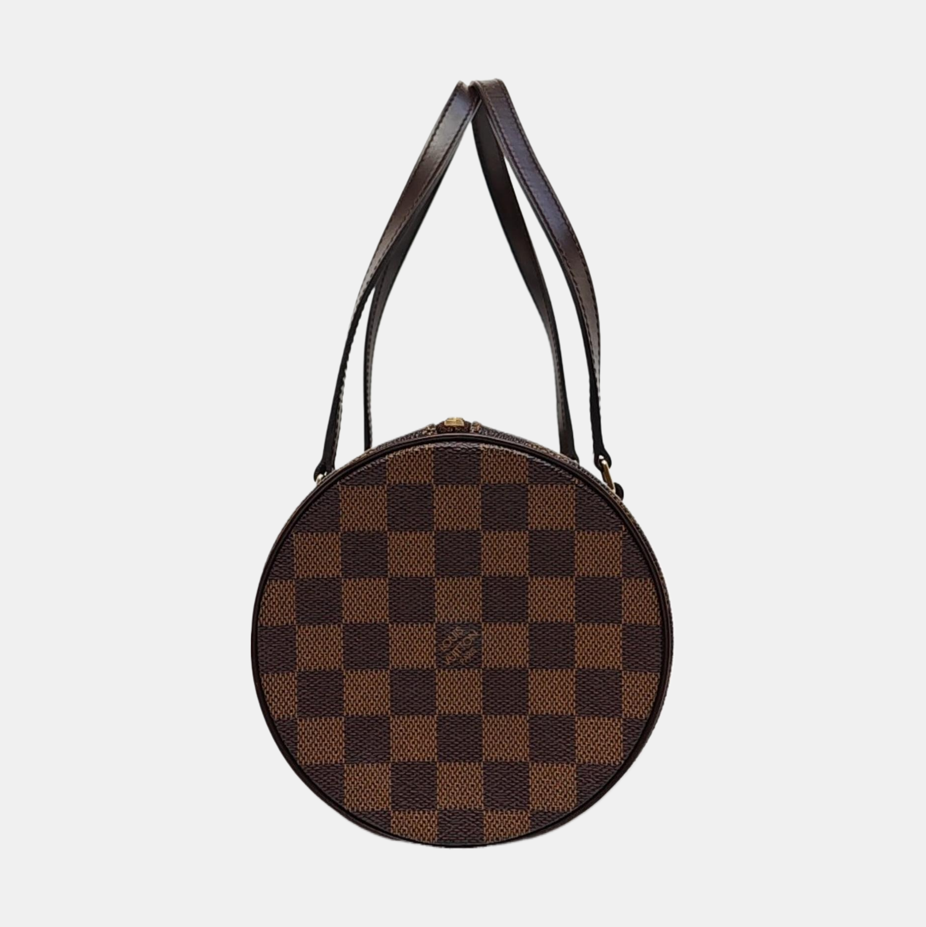 PAPILLON 30 Damier Ebene Coated Canvas Brown