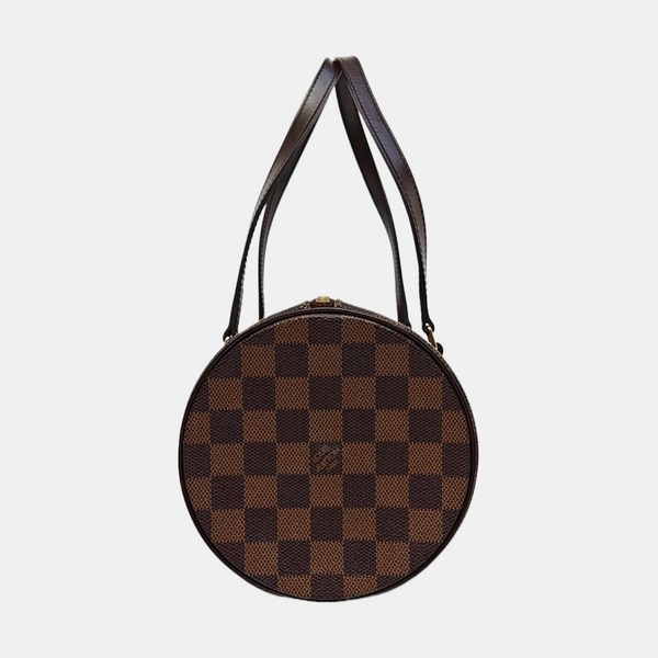 PAPILLON 30 Damier Ebene Coated Canvas Brown