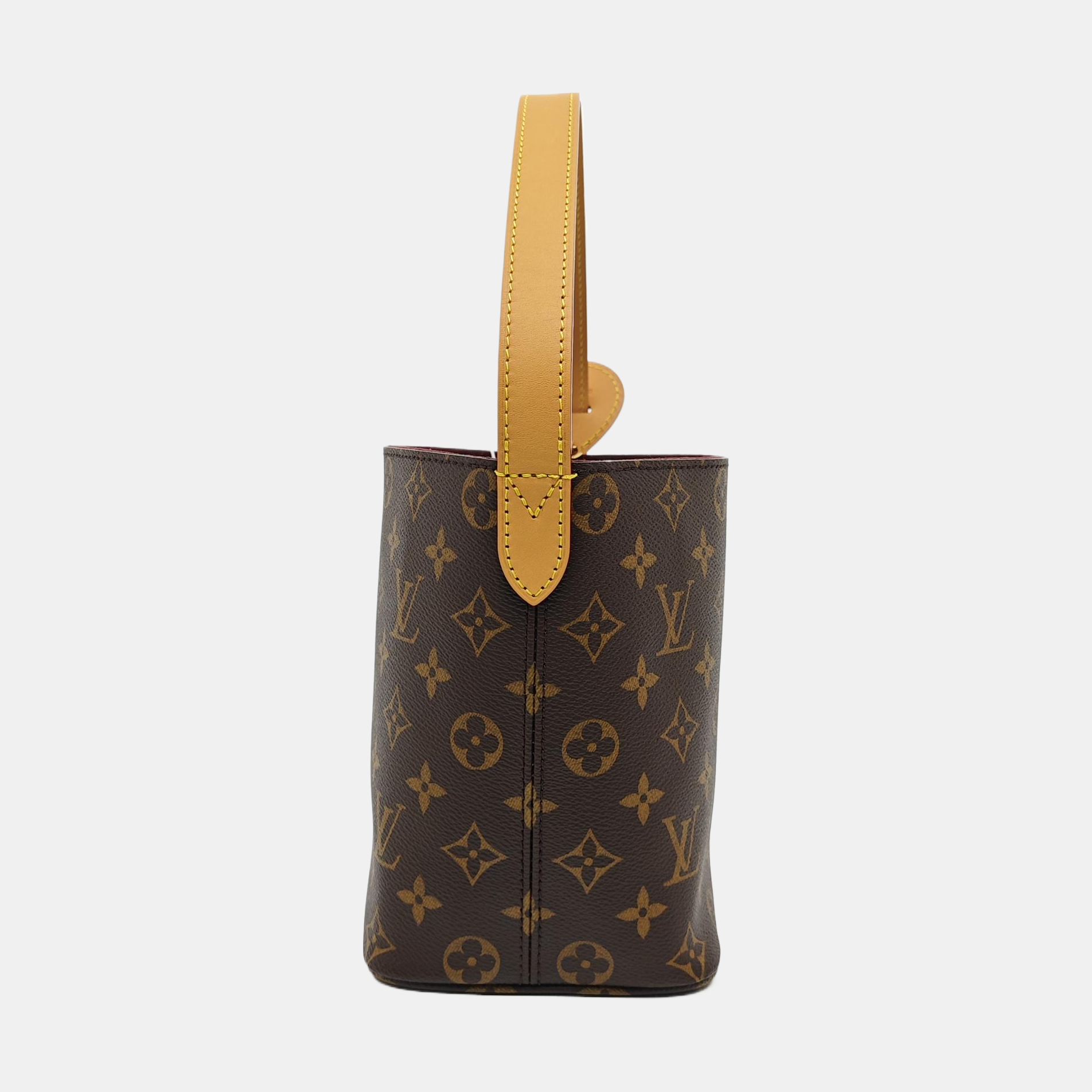 ALL IN BB Monogram Coated Canvas Brown