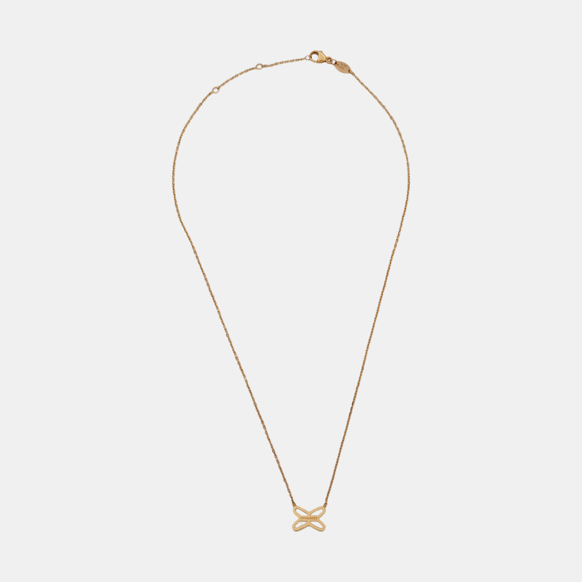 Jeux De Liens 18k Rose Gold Necklace