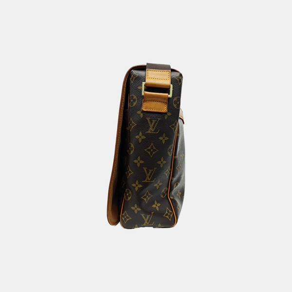 VALMY Monogram Coated Canvas Brown
