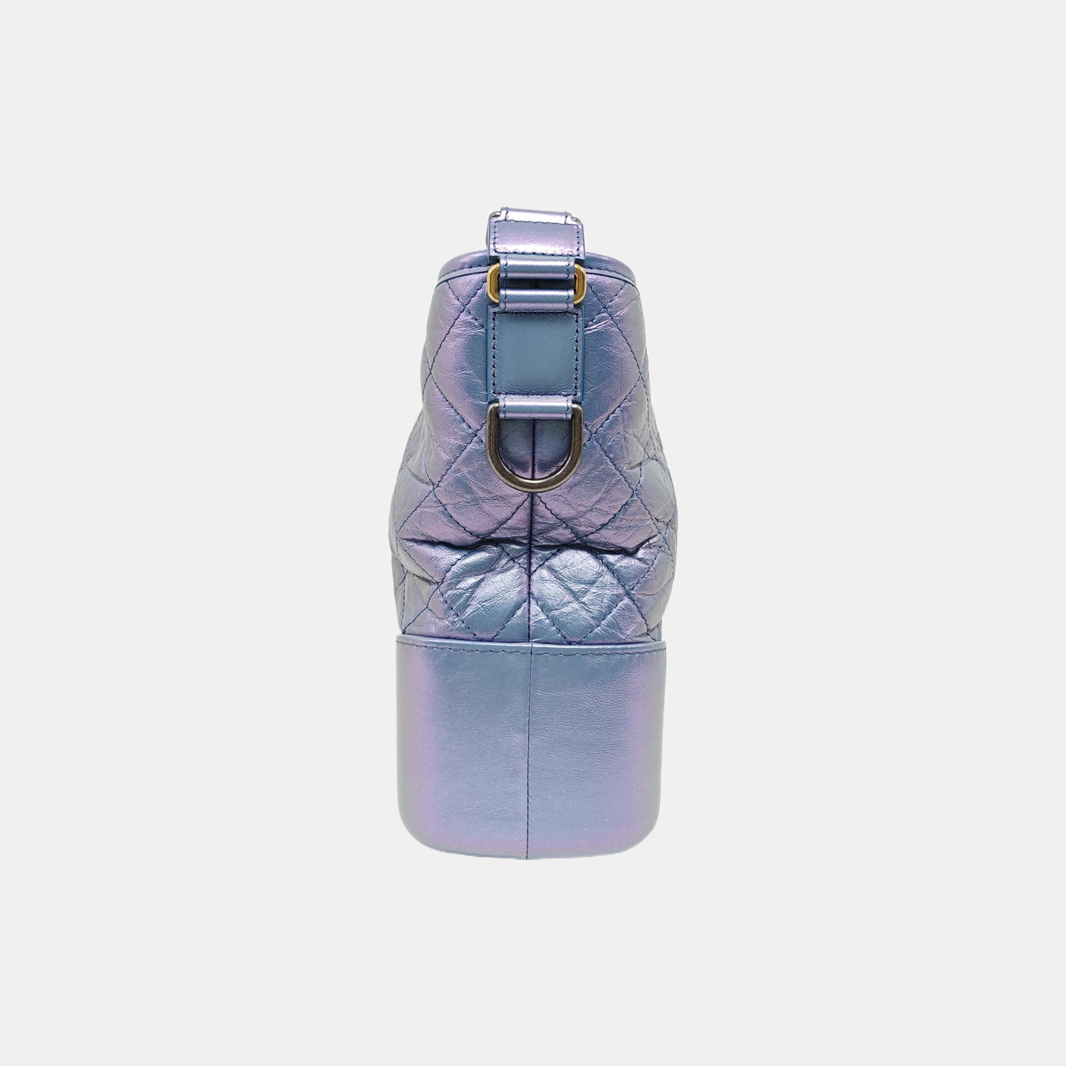 GABRIELLE Medium Quilted Calfskin Blue