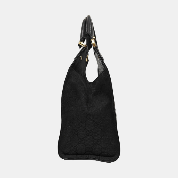 Monogram Canvas Top Handle Bag Black