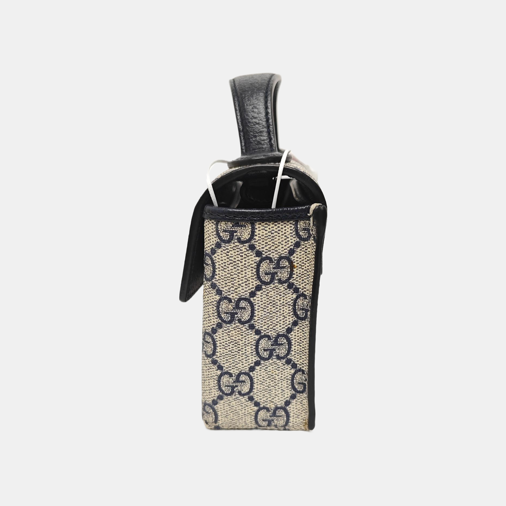 Padlock Mini Monogram Coated Canvas Beige