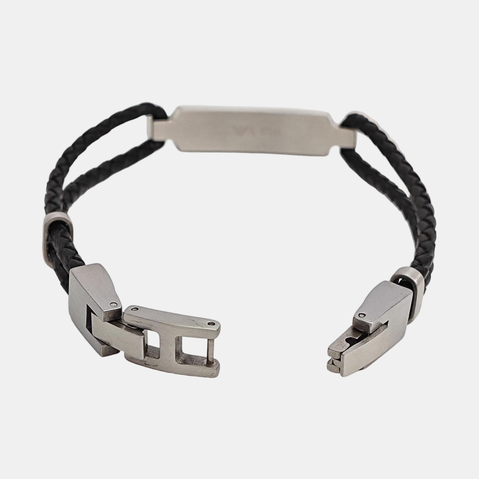 Leather Black Bangle