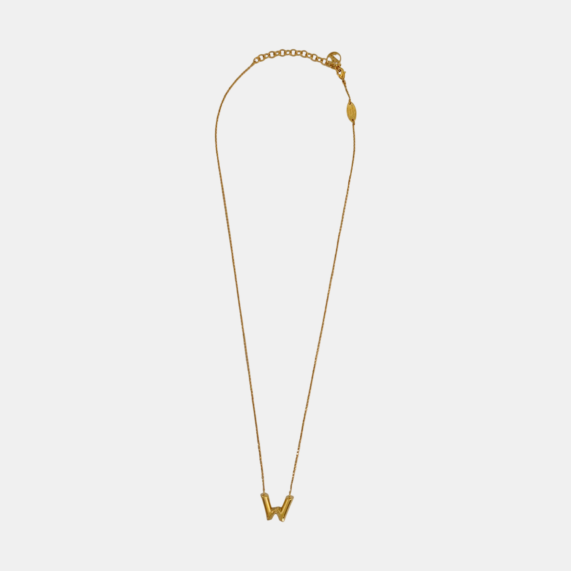 LV &amp; ME Brass Gold Necklace