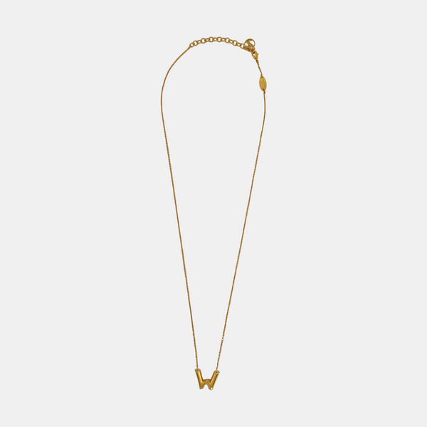 LV & ME Brass Gold Necklace
