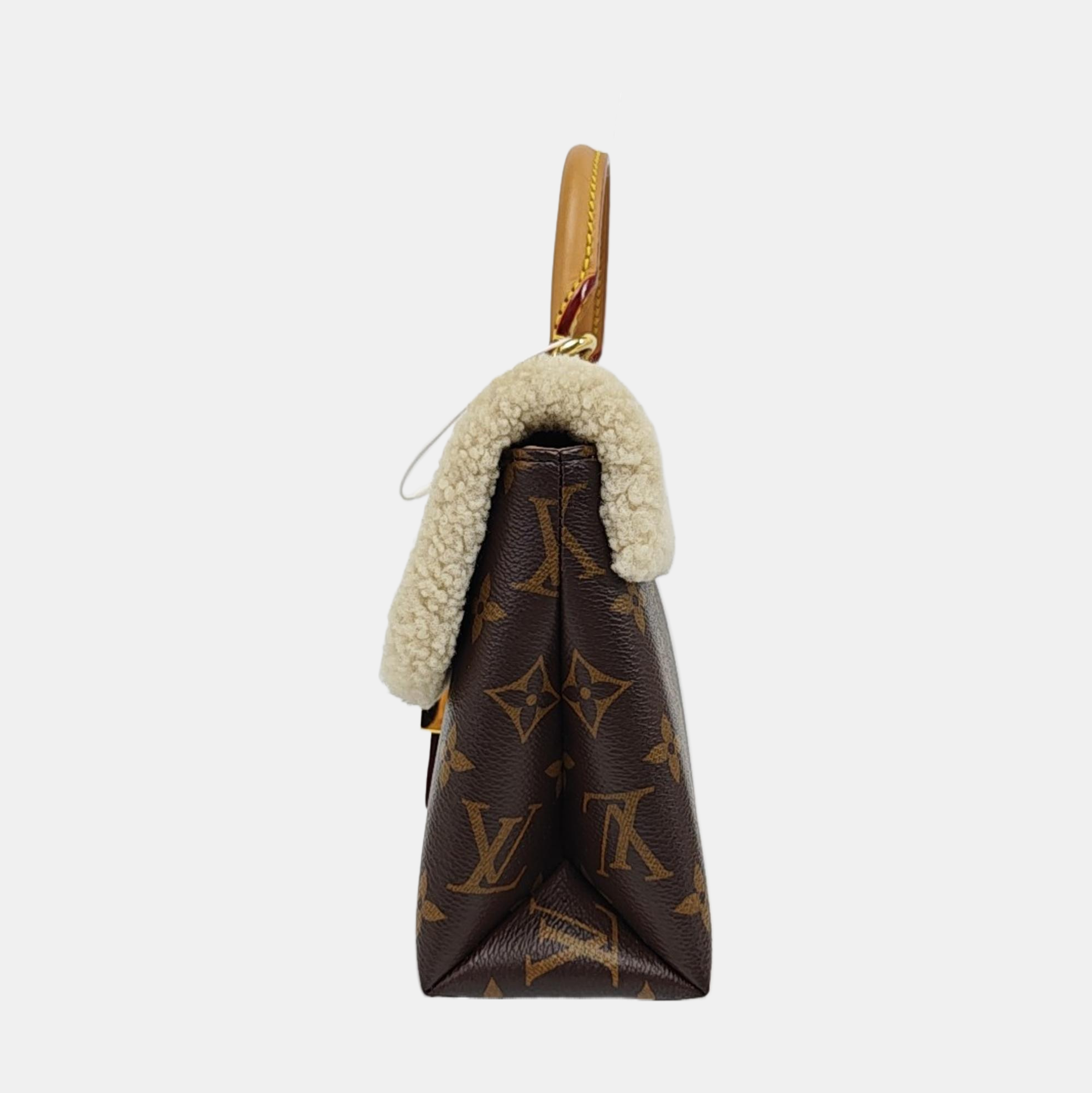 LOCKY BB Monogram Coated Canvas Brown