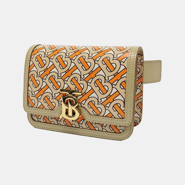 Bolsa Mini TB en Piel de Becerro Multicolor