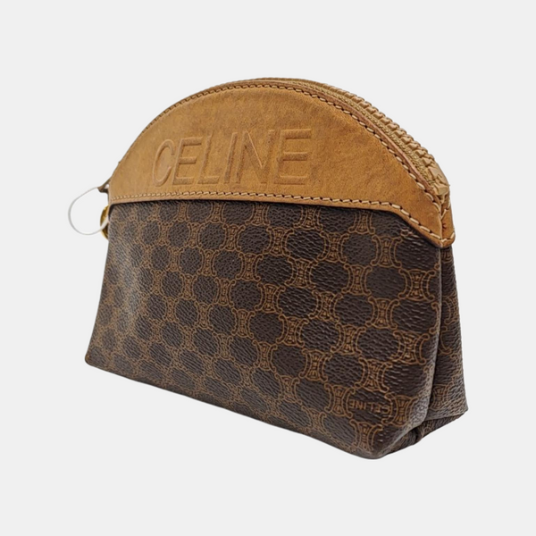 Coated Canvas Wallet Brown
