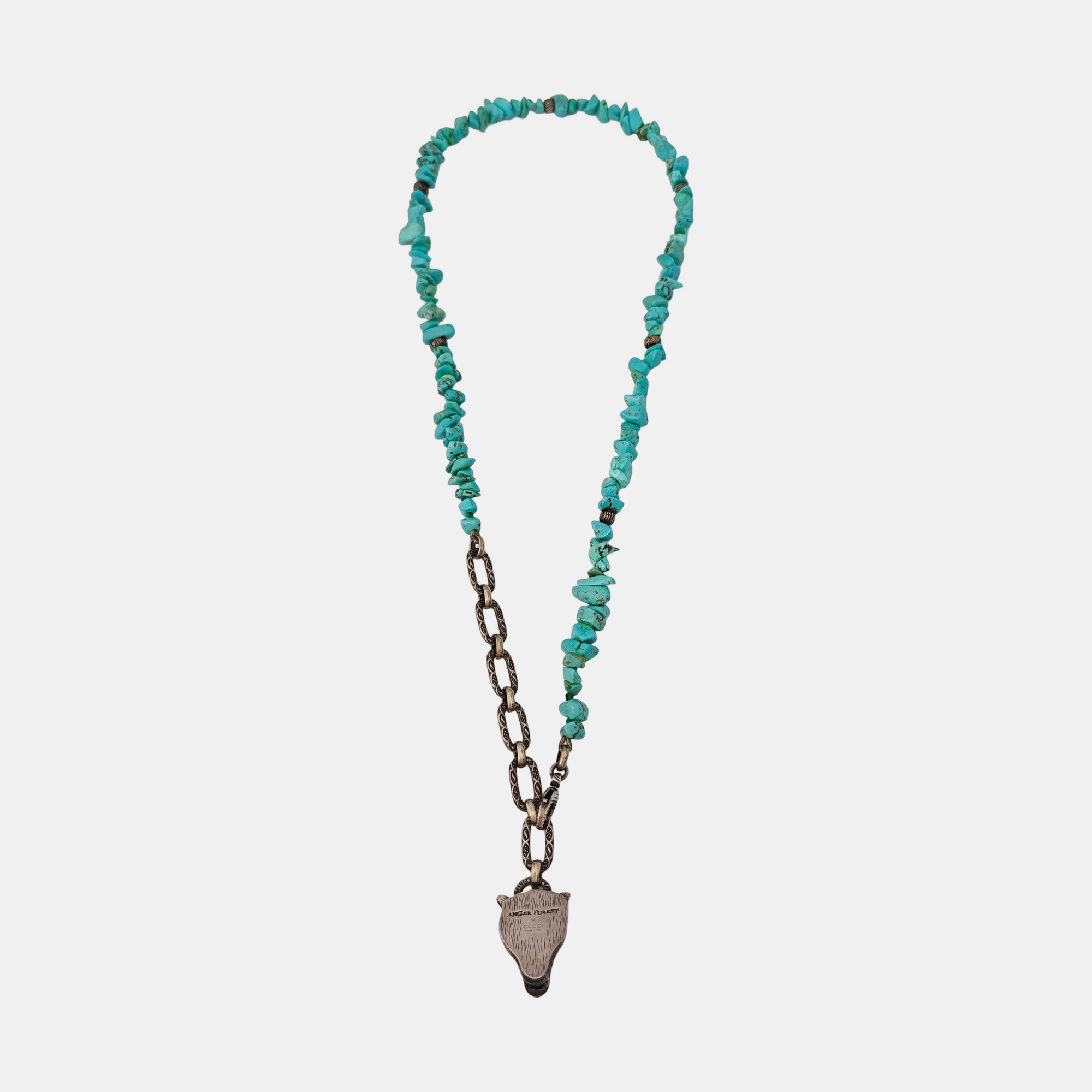 925 Sterling Silver Blue Necklace
