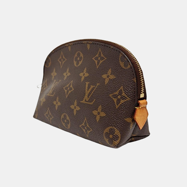 COSMETIC PM Monogram Coated Canvas Brown