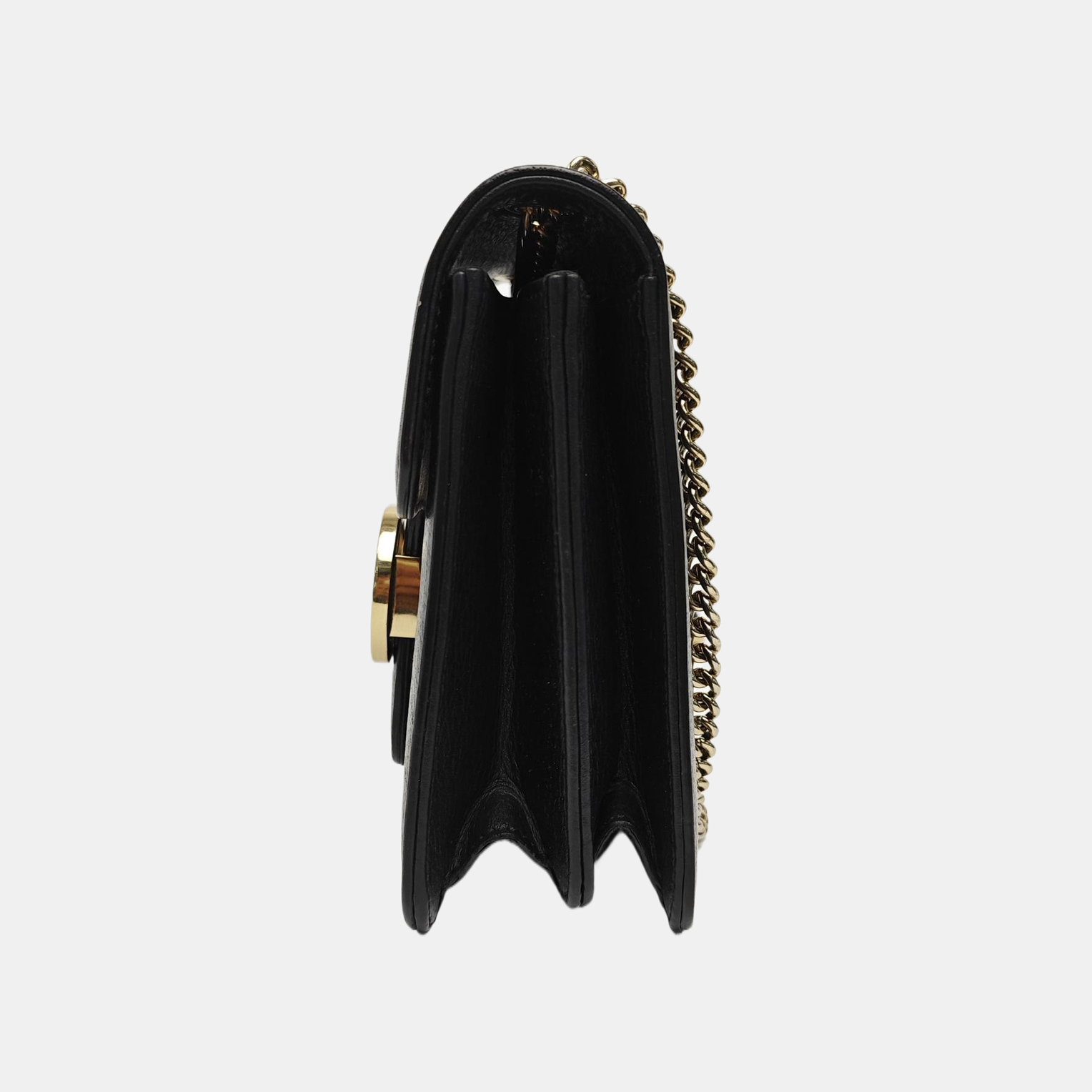 Interlocking G Small Calfskin Black