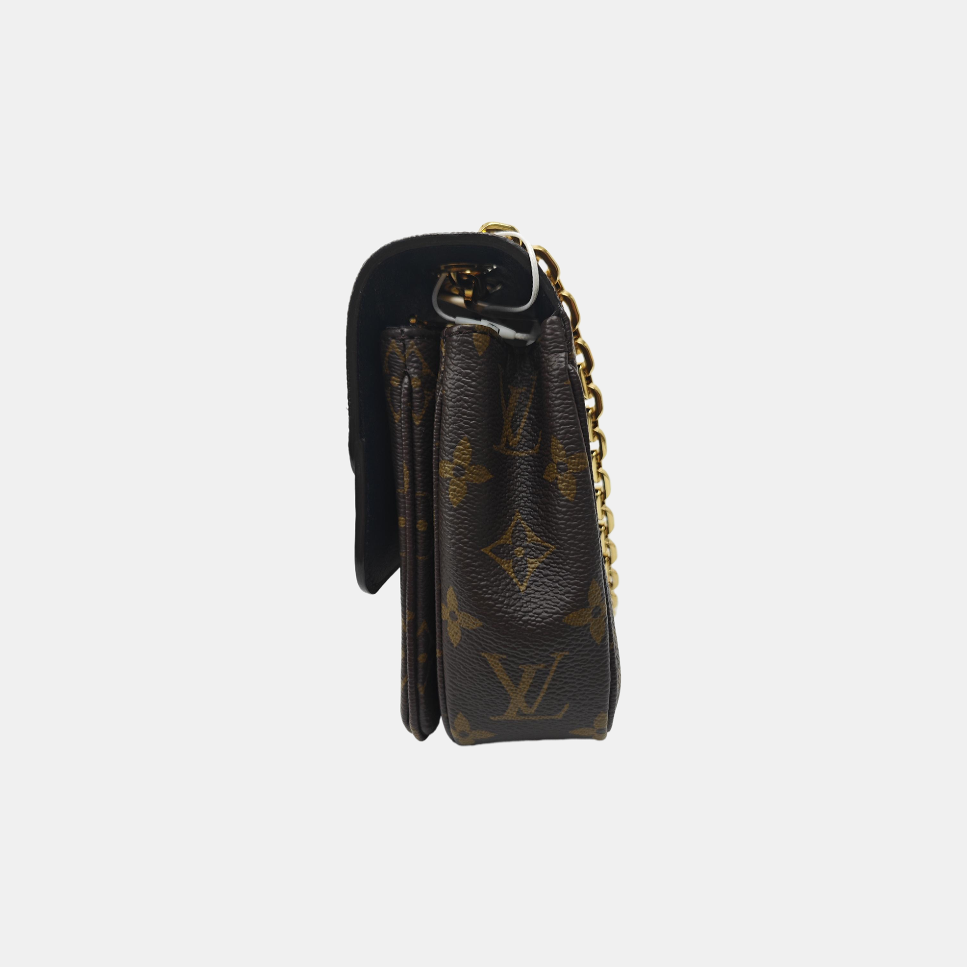 MARCEAU Monogram Coated Canvas Brown