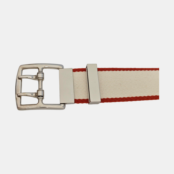 Fabric Belt White