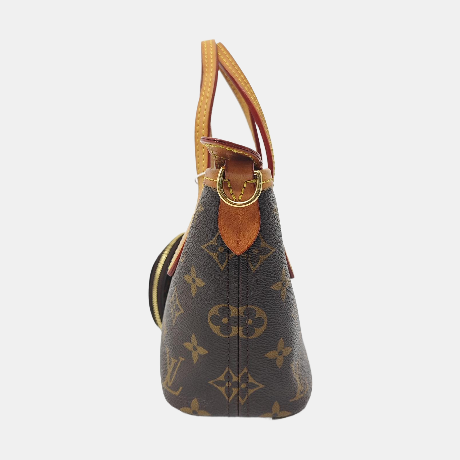 NEVERFULL BB Monogram Coated Canvas Brown