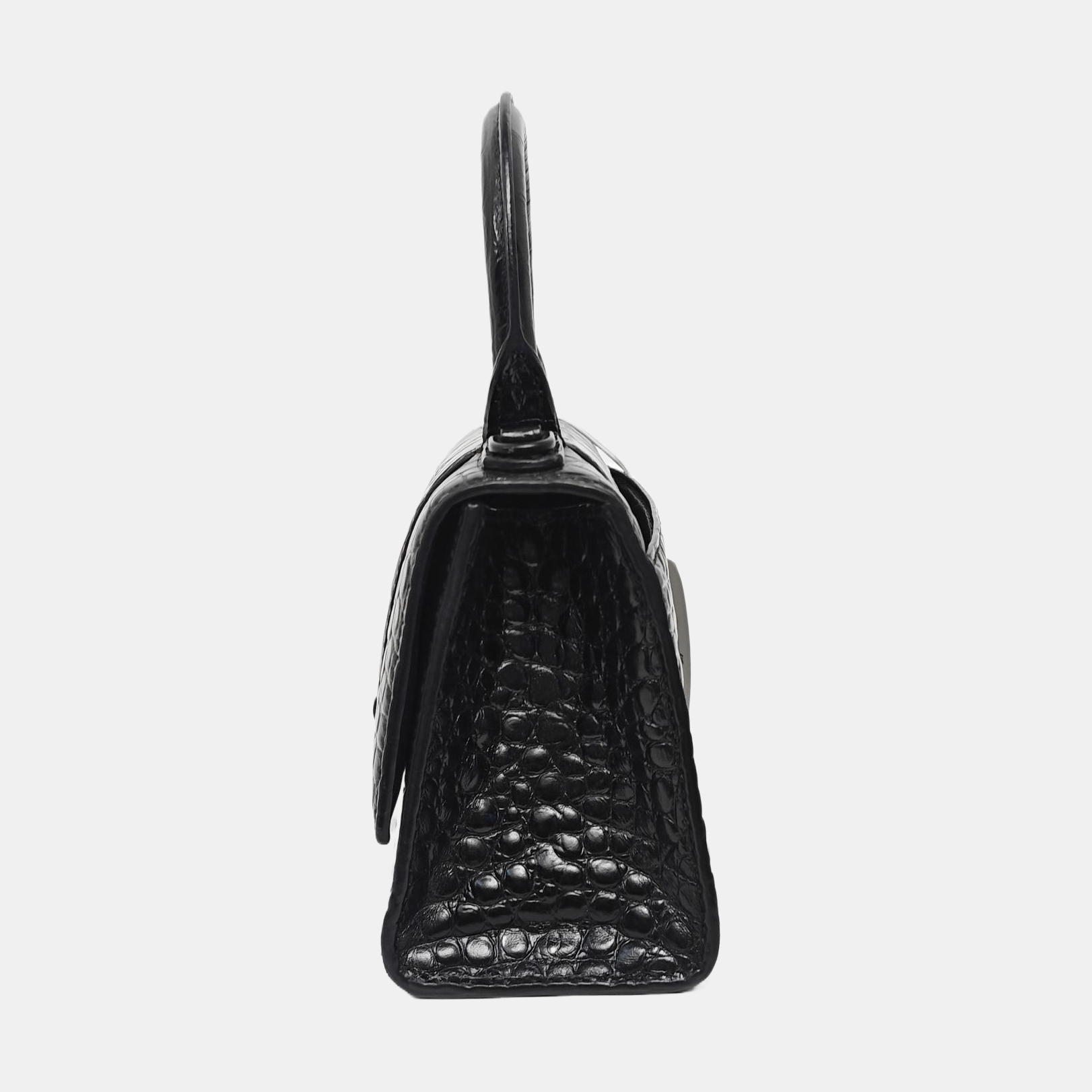 Hourglass Small Calfskin Black