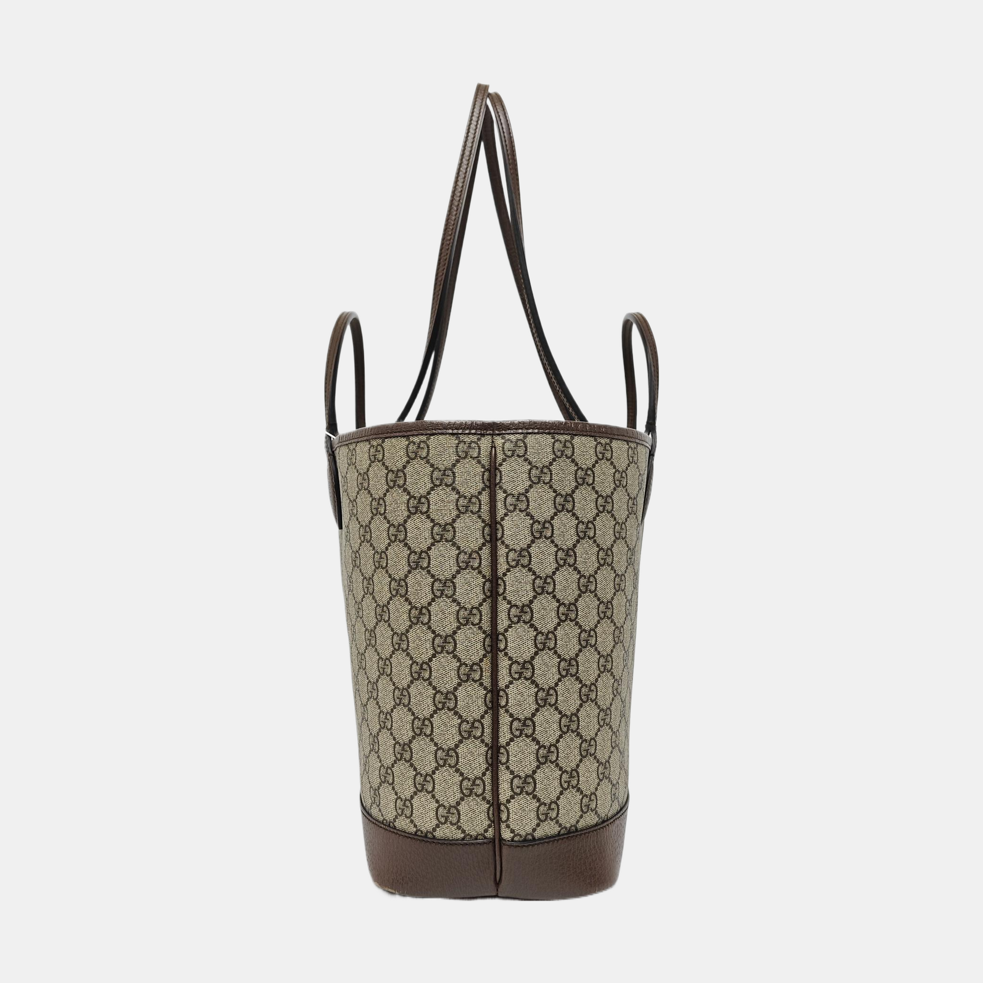Monogram Coated Canvas Top Handle Bag Beige