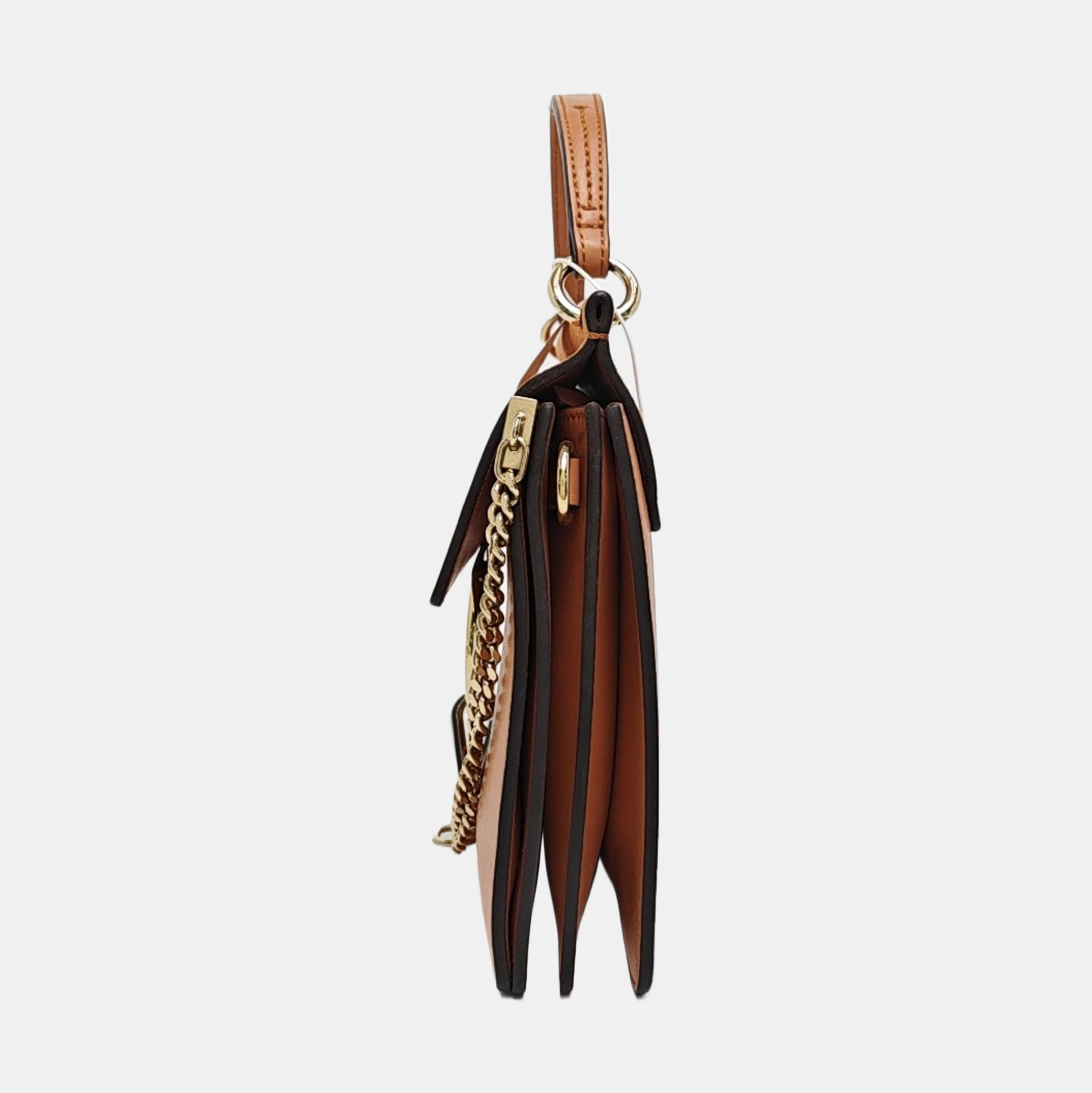 Faye Small Calfskin Brown