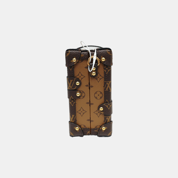 PETITE MALLE Monogram Coated Canvas Brown