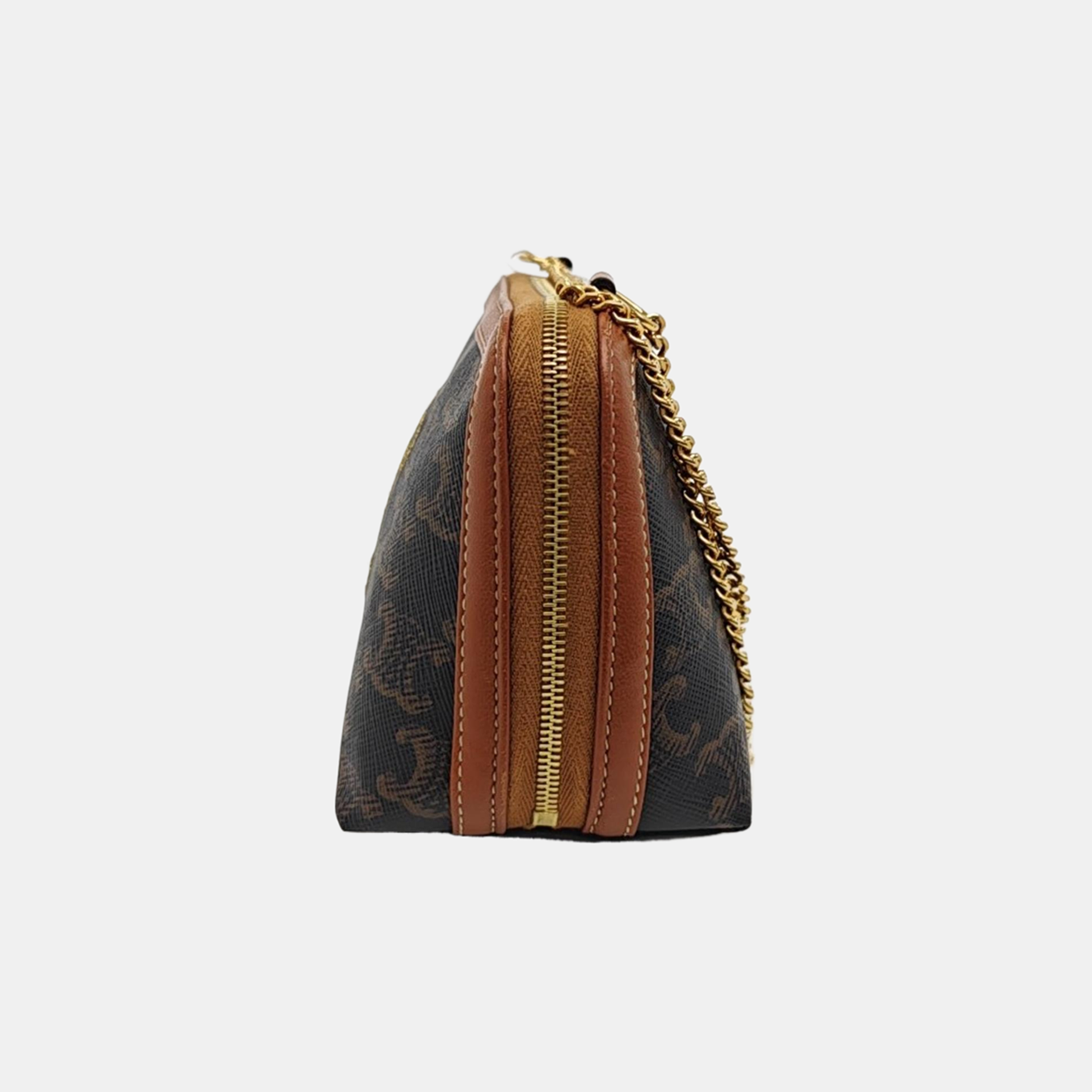 TRIOMPHE Mini Coated Canvas Brown