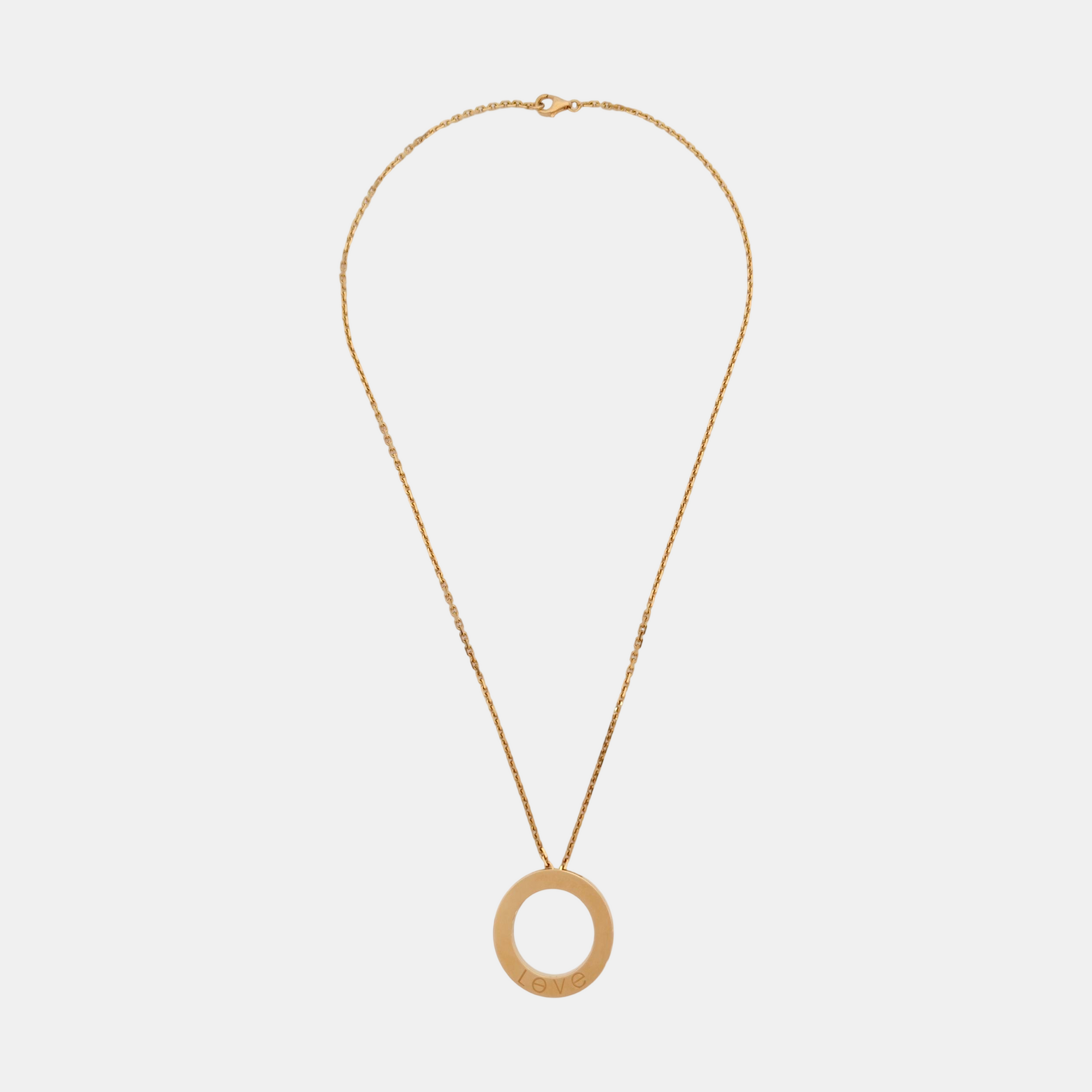 LOVE 18k Rose Gold Necklace
