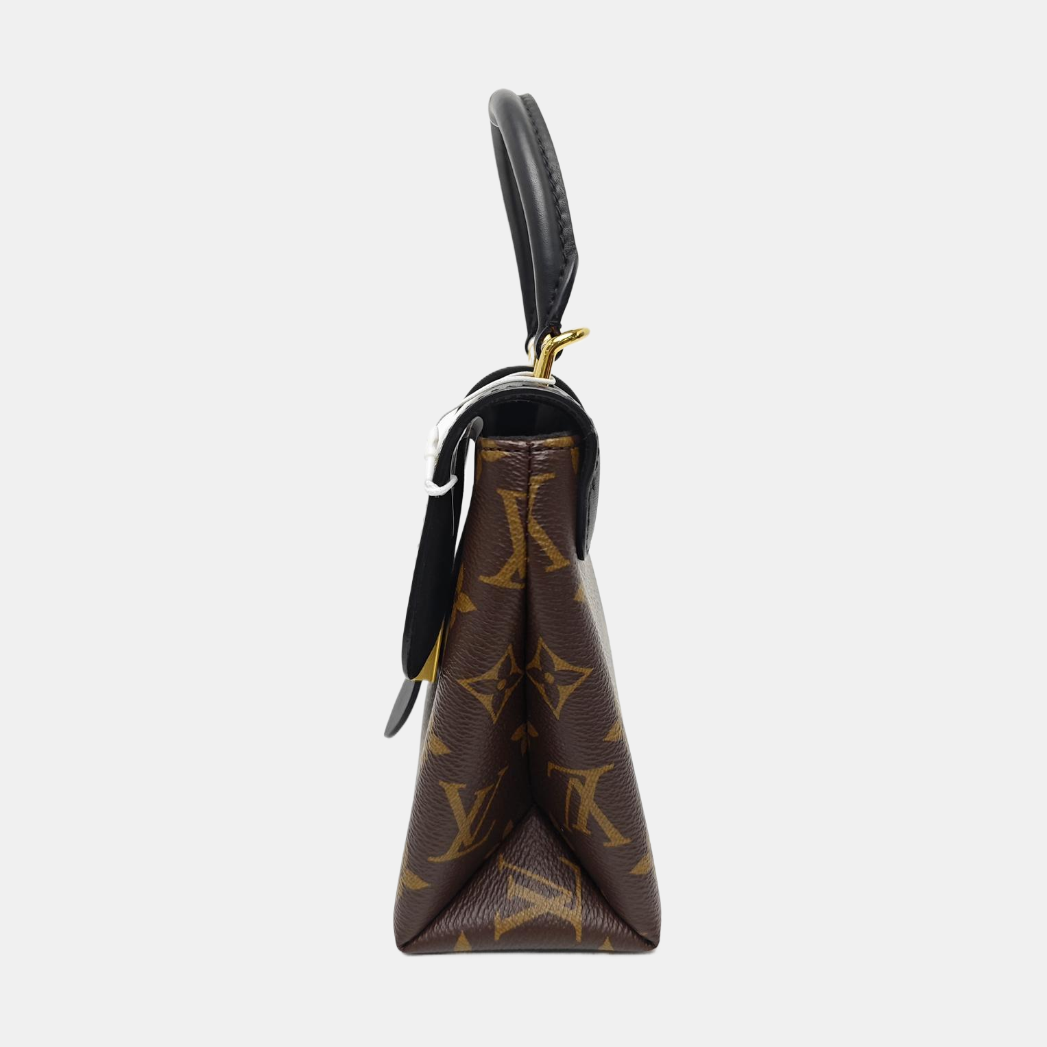 LOCKY BB Monogram Coated Canvas Brown