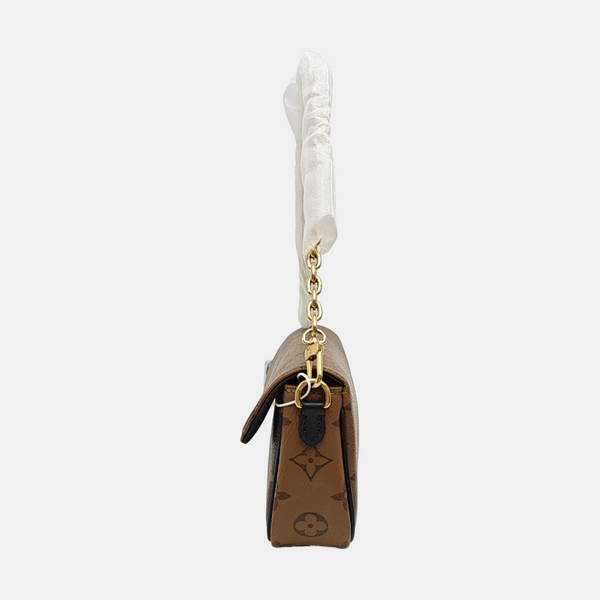 IVY Monogram Coated Canvas Brown