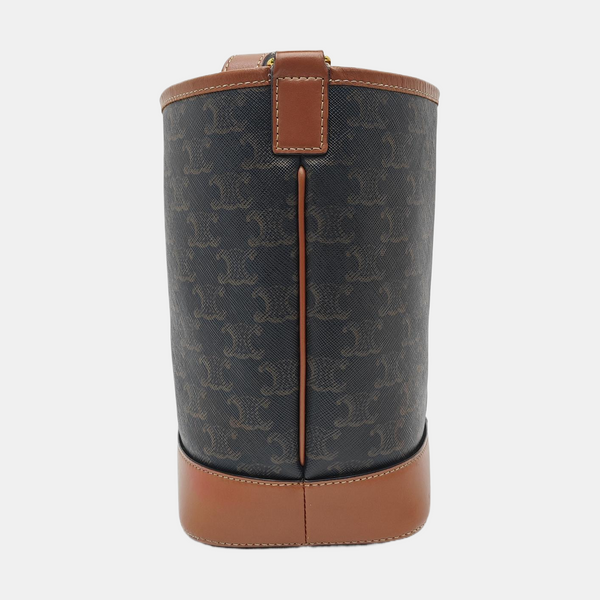 TRIOMPHE CANVAS Small Coated Canvas Brown