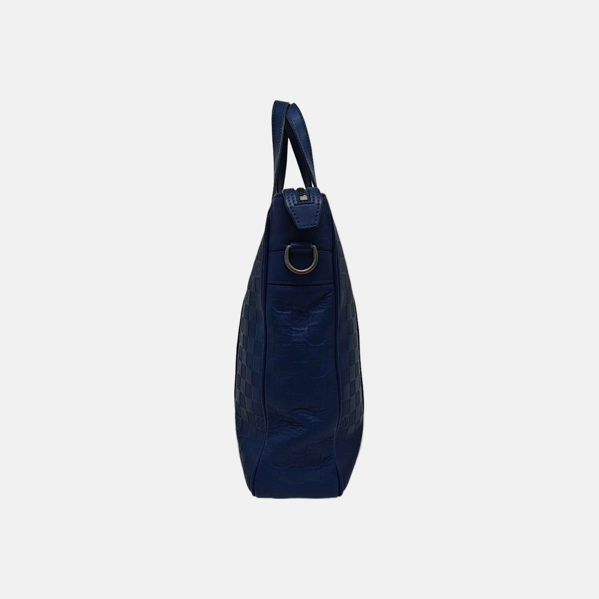 TADAO PM Damier Calfskin Blue