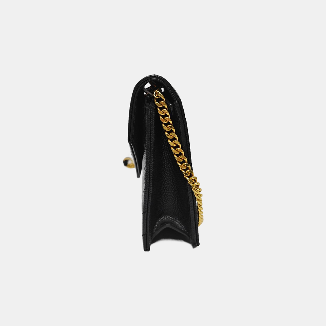 MONOGRAM WOC Chevron Calfskin Black