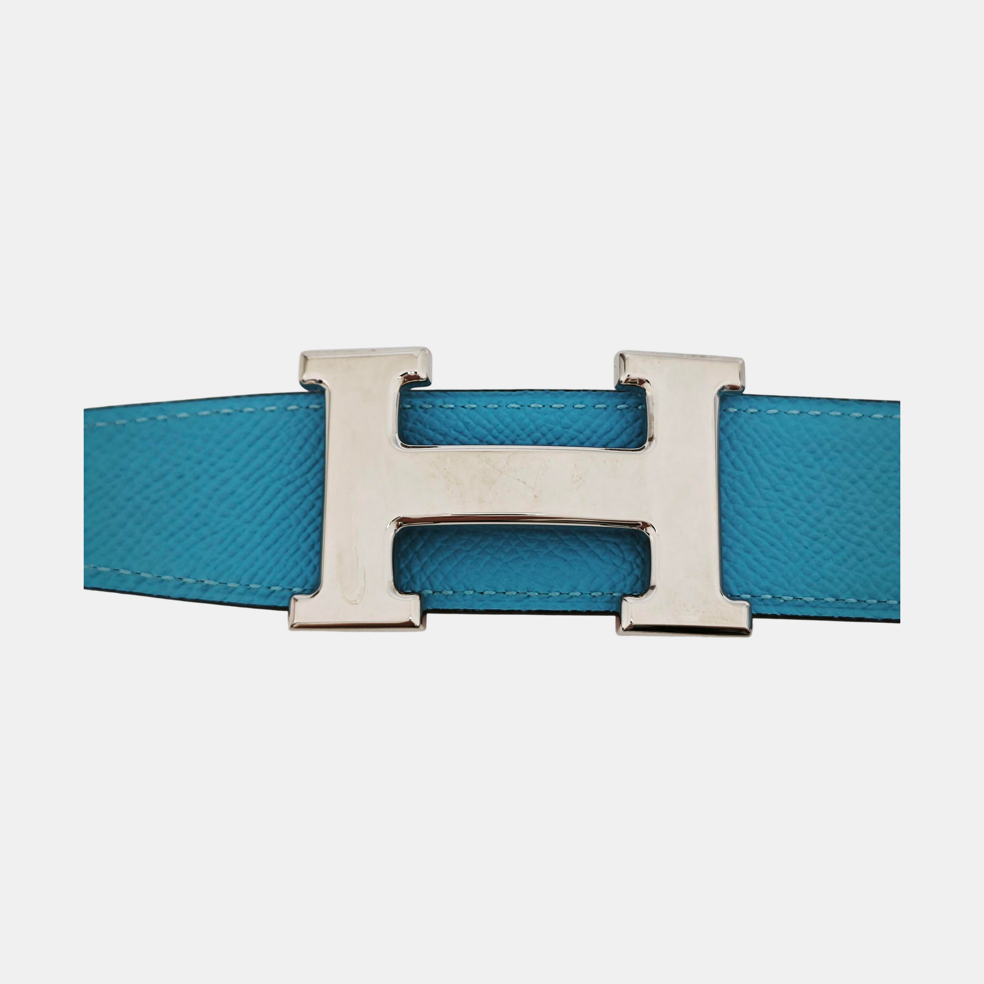 Leather Belt Blue