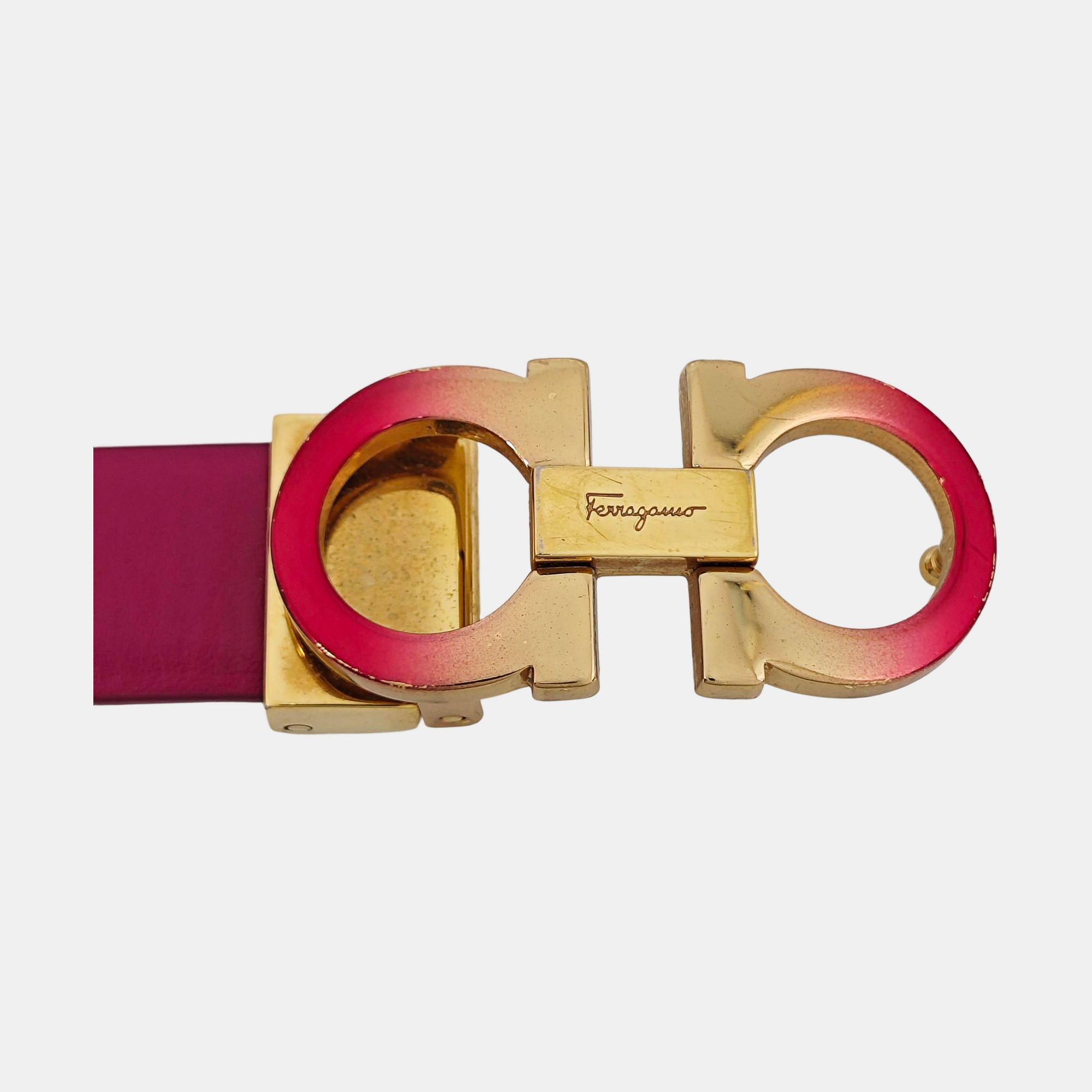 Leather Belt Purple