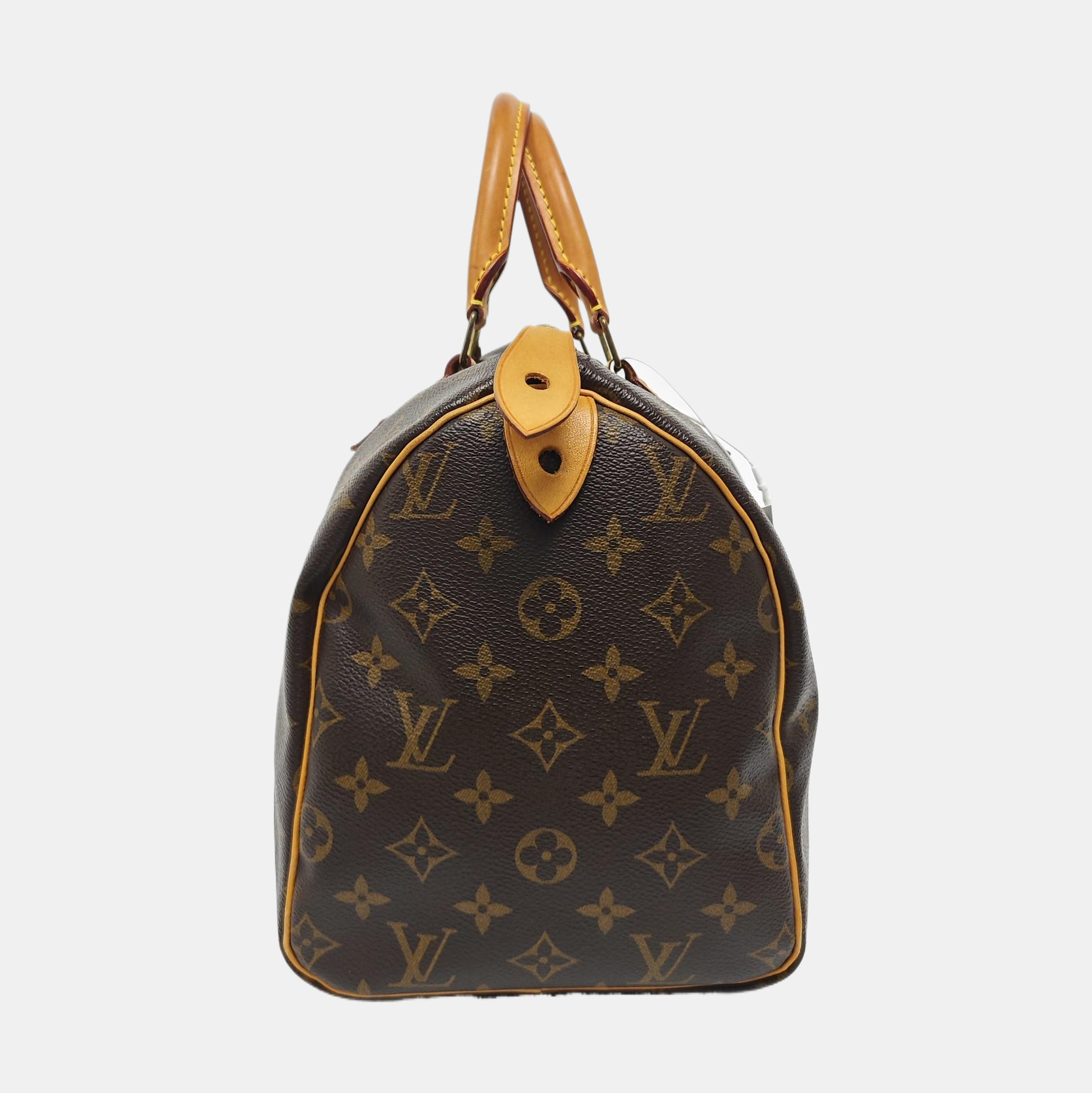 SPEEDY 30 Monogram Coated Canvas Brown