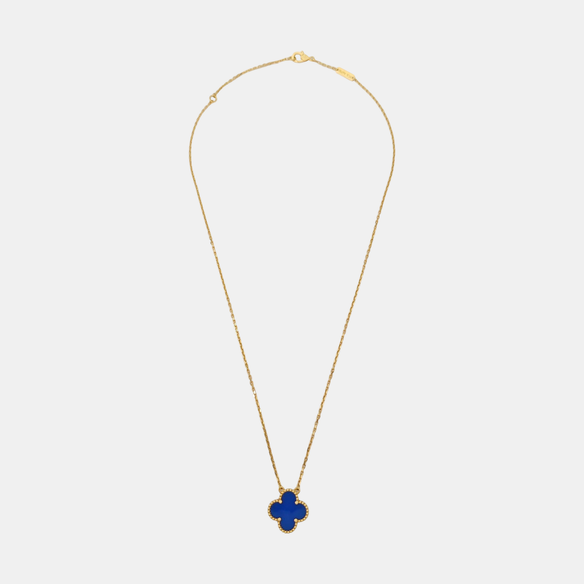 Vintage Alhambra 18k Gold Necklace