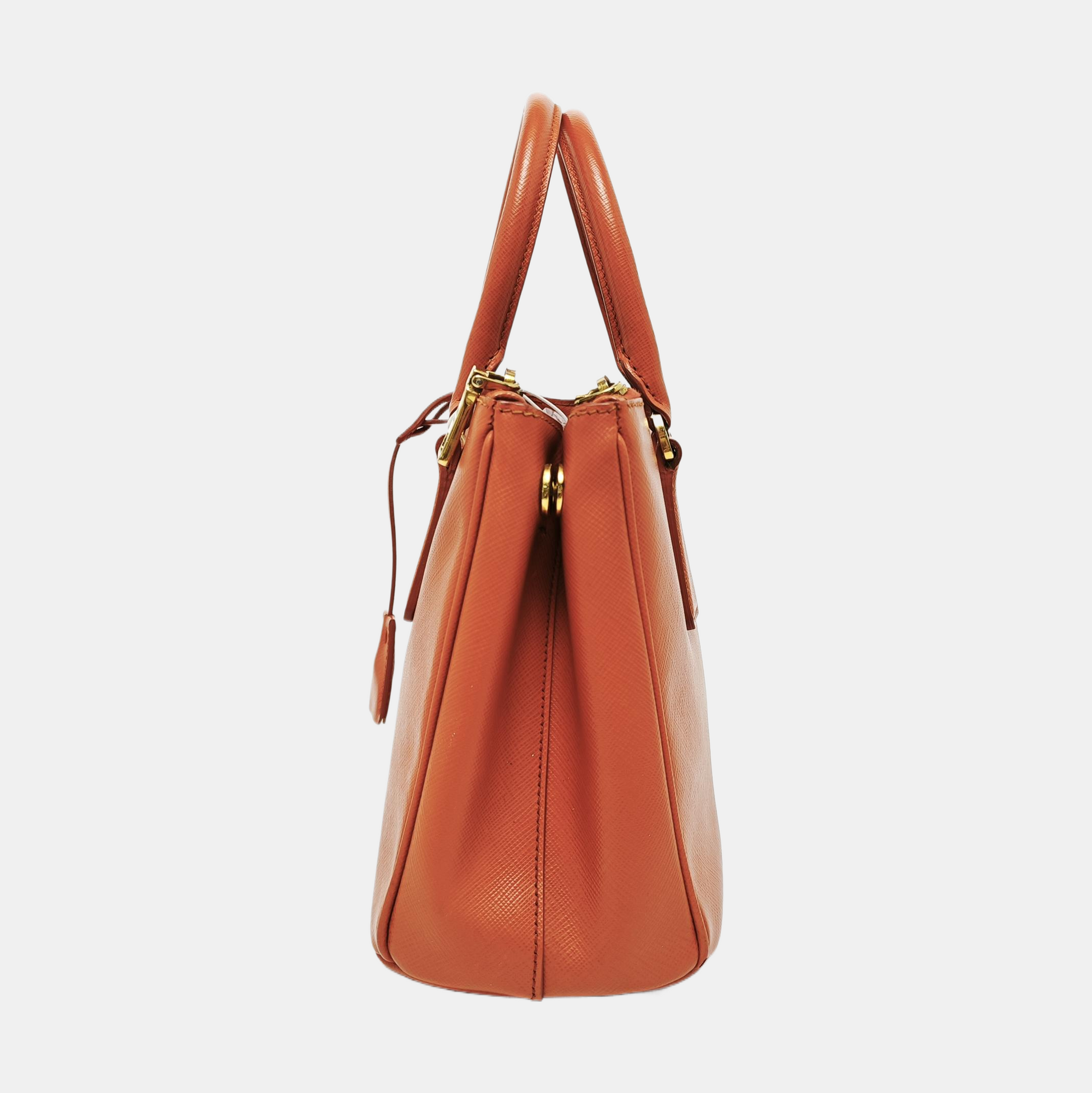 Galleria Medium Saffiano Calfskin Orange