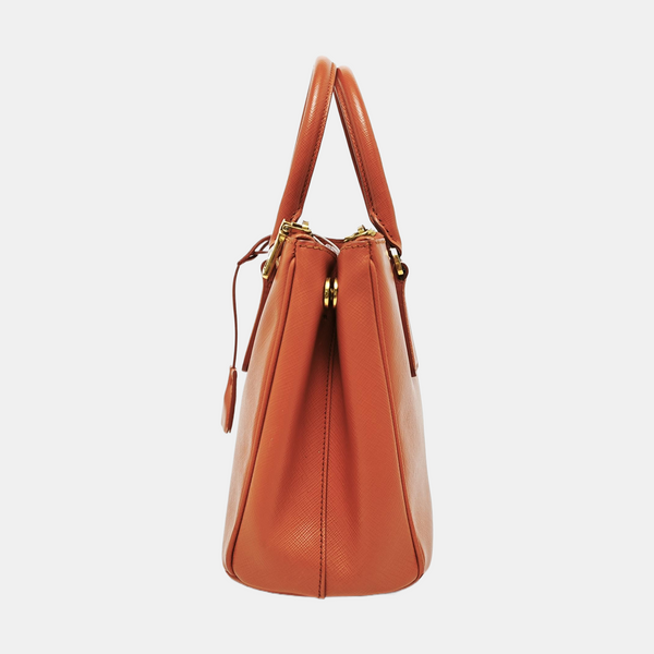 Galleria Medium Saffiano Calfskin Orange