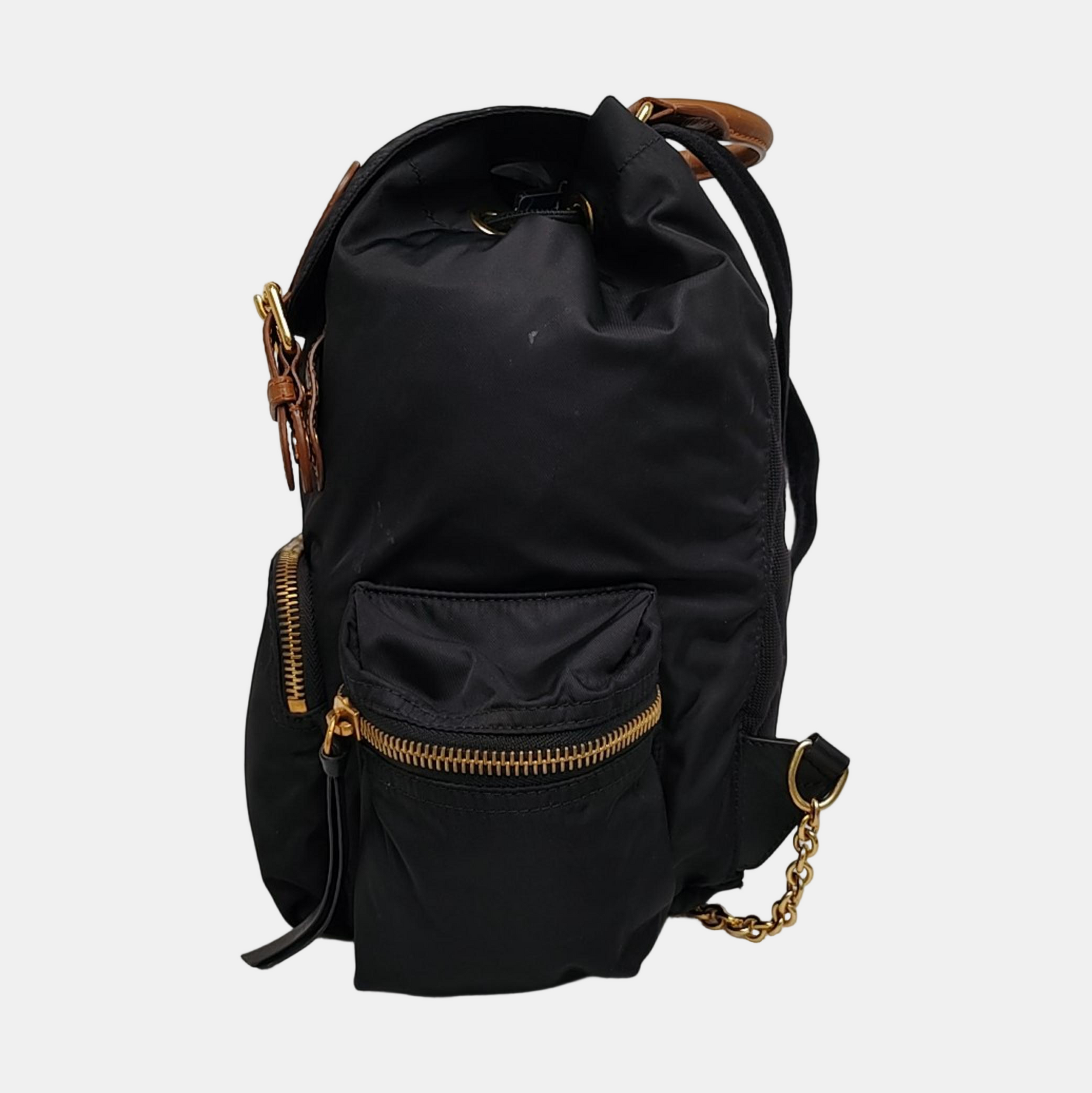 The Rucksack Medium Nylon Black
