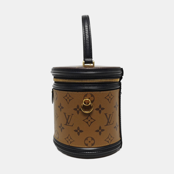 CANNES PM Monogram Coated Canvas Brown