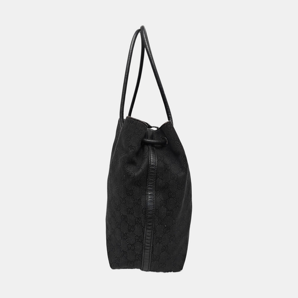 Monogram Canvas Tote Bag Gray