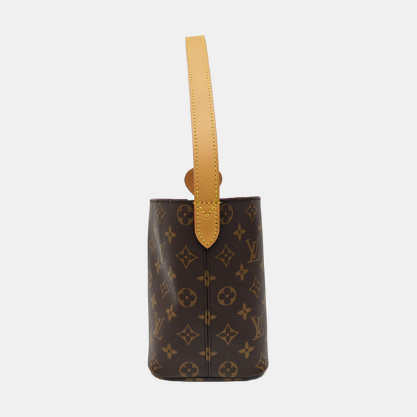 ALL IN Monogram Coated Canvas Brown